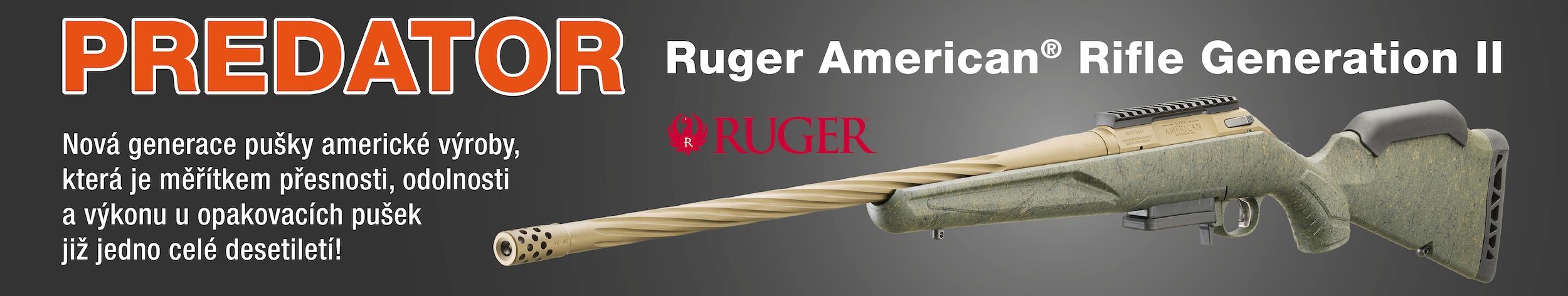 PREDATOR - Ruger American Rifle Generation II.