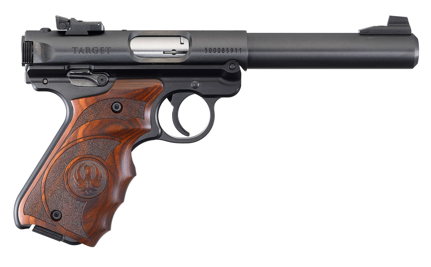 Ruger Mark IV Target (černá) s ergonomickými střenkami